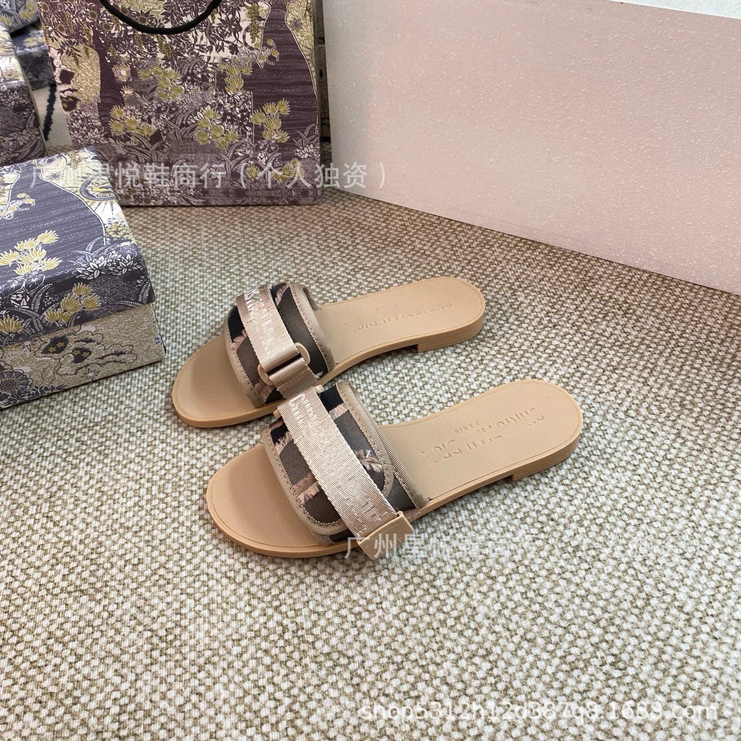 Off-White Industrial Strap Slide Sandals Black - 16