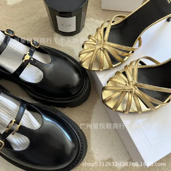 Dior Mary Jane Platform Shoes Black - 6