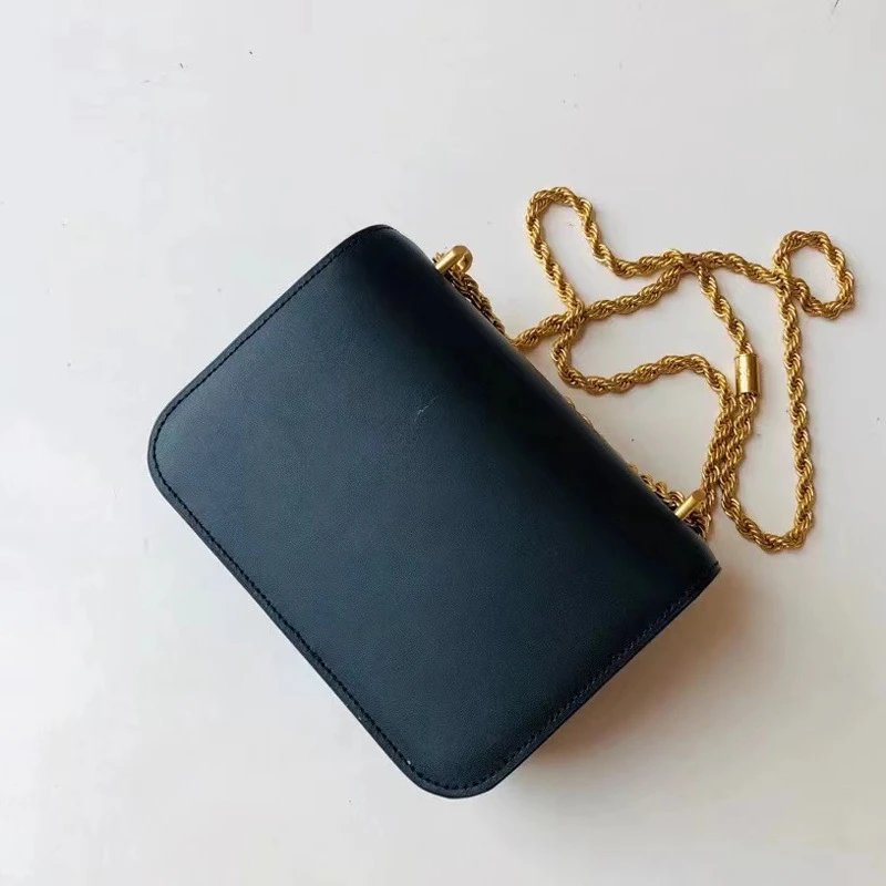 Tory Burch Crossbody Bags Gold Double T Logo Chain Strap image 3