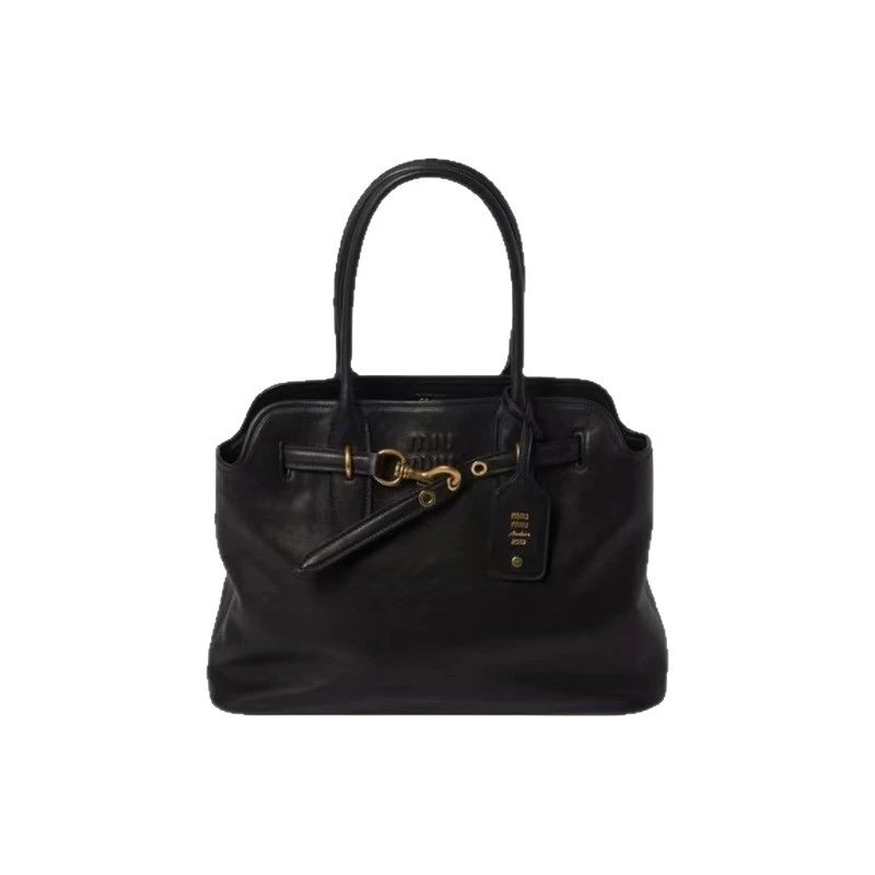 Miu Handbags Buckle-Detail Tote Bag image 5