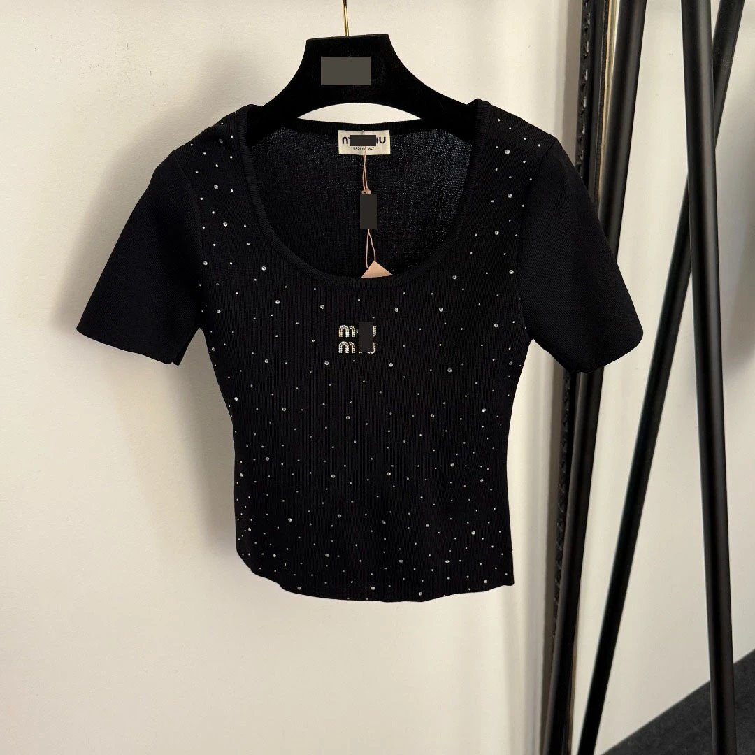 Maison Margiela Tabi Dot-Embellished Ribbed Knit Crop Top White - 8