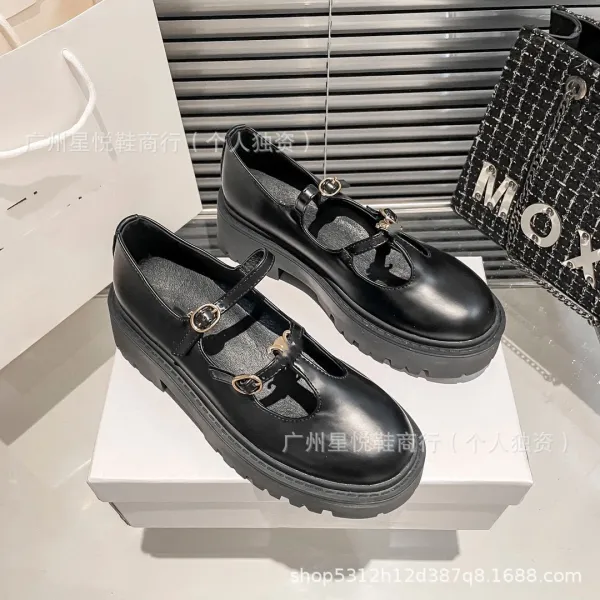 Dior Mary Jane Platform Shoes Black - 7