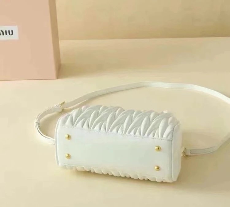 Miu Miu Arcadie Black Matelassé Leather Handbag - 11