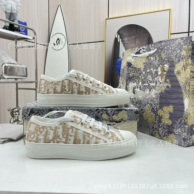 Dior Sneakers Low-Top Platform Oblique Jacquard product detail image 5