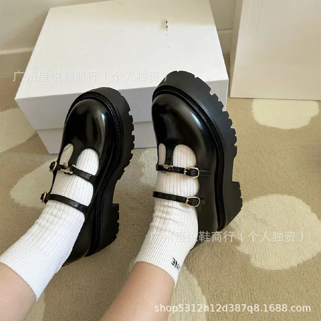 Unbranded Casual Shoes Double-Buckle Platform Mary Jane product detail image 4