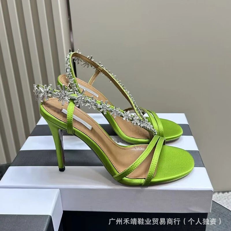 Valentino Garavani Rockstud Spike Sandals Rose Gold Heels - 6