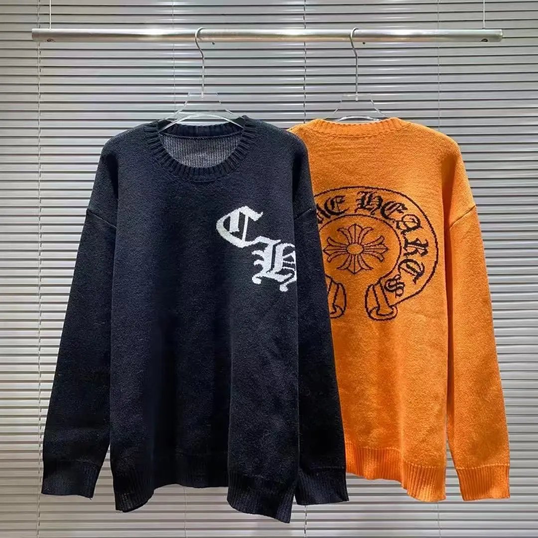 Saint Tears All-Over Print Knit Sweater Black - 2