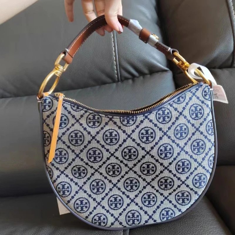 Tory Burch Shoulder Bags T Monogram Small Crescent Bag image 4