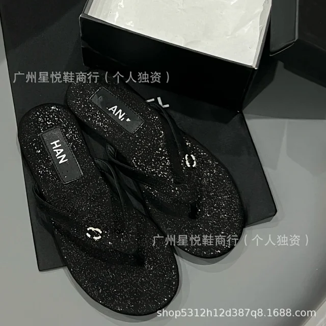 Unbranded Sandals Flat thong with logo-style metal buckle detail product detail image 16