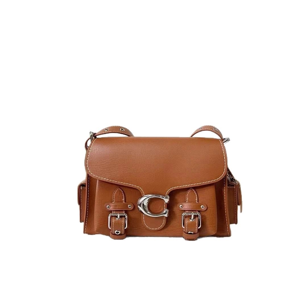 Unbranded Crossbody Bags Flap bag with buckle details and side pockets image 5