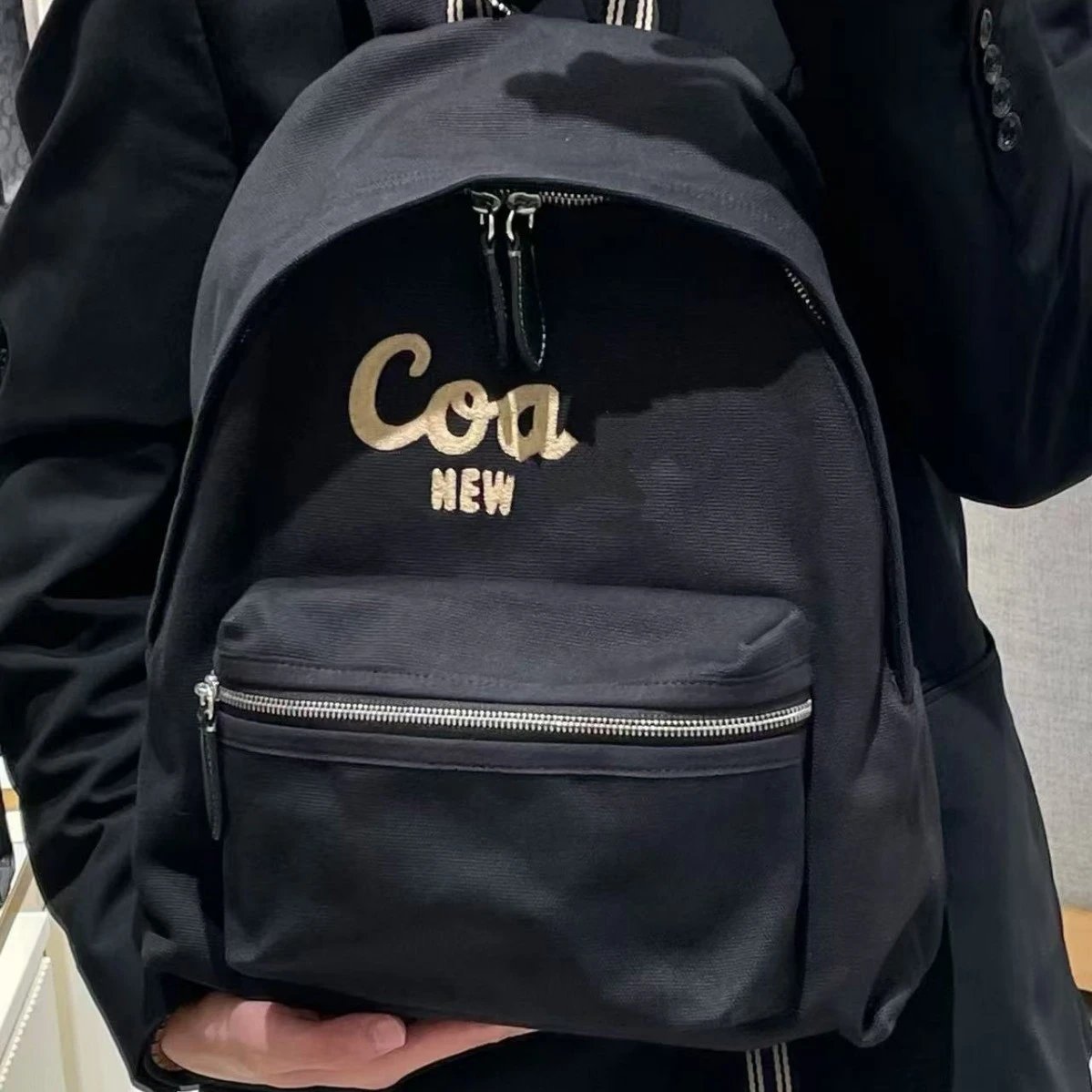 Coco New Backpacks Front Zip Pocket Backpack image 4