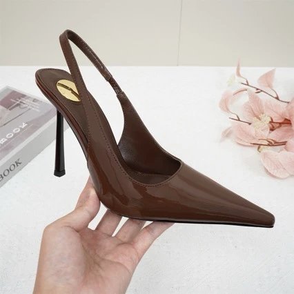 Saint Tears Slingback Stiletto Yellow Heels - 5