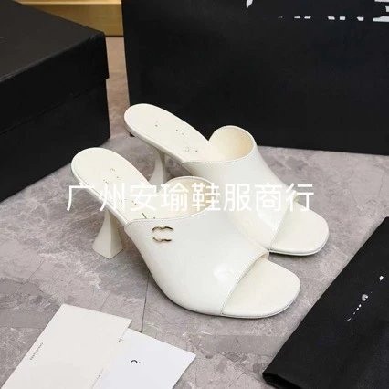Chloé Susanna White Block Heel Mules - 3