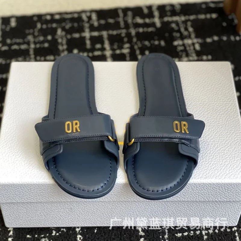 Dior OR Slide Sandals Black - 4