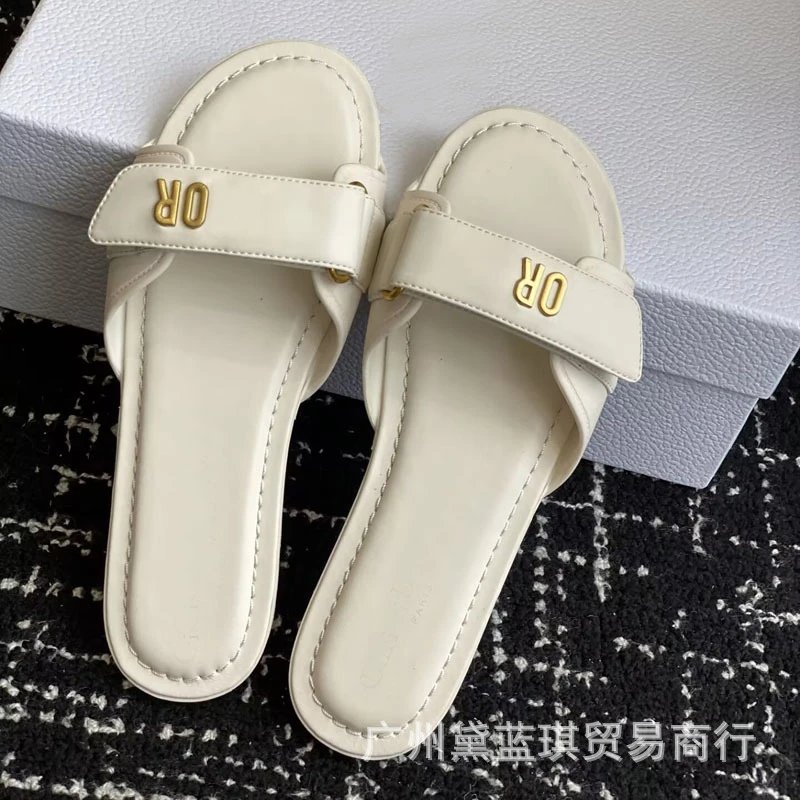 Dior OR Slide Sandals Black - 6