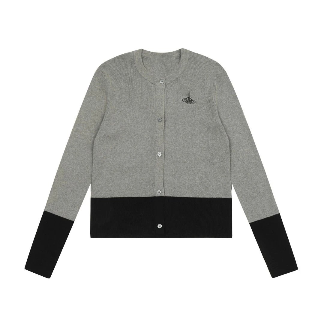 Digital Pionker UFO Knit Cardigan Gray - 19