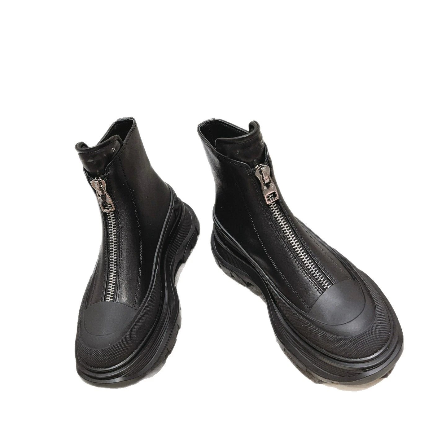 Unbranded Boots Front-Zip Platform Ankle image 5