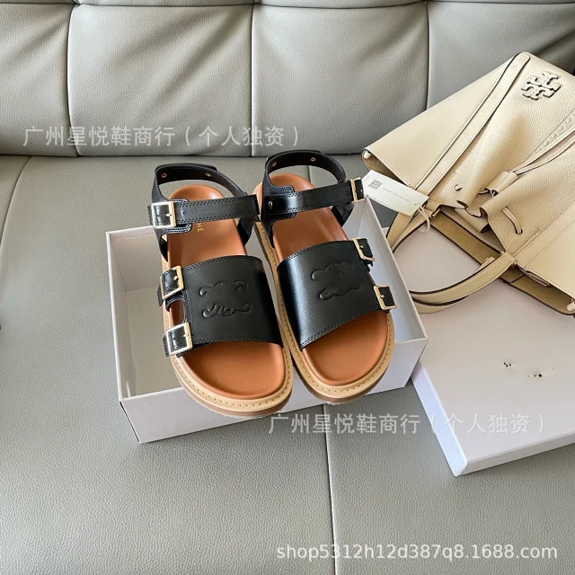 Tory Burch Sandals Double-T Logo Buckle product detail image 12