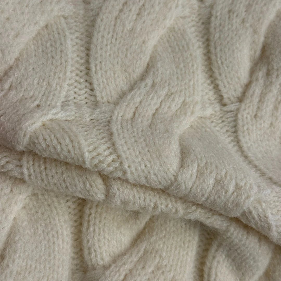 Dior Cable Knit Ivory Vest - 10