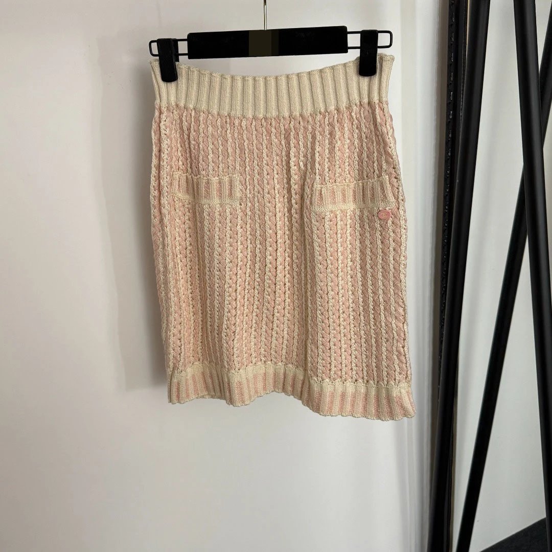 CH Cardigan Robe in Beige Knit with Belted Waist - 7