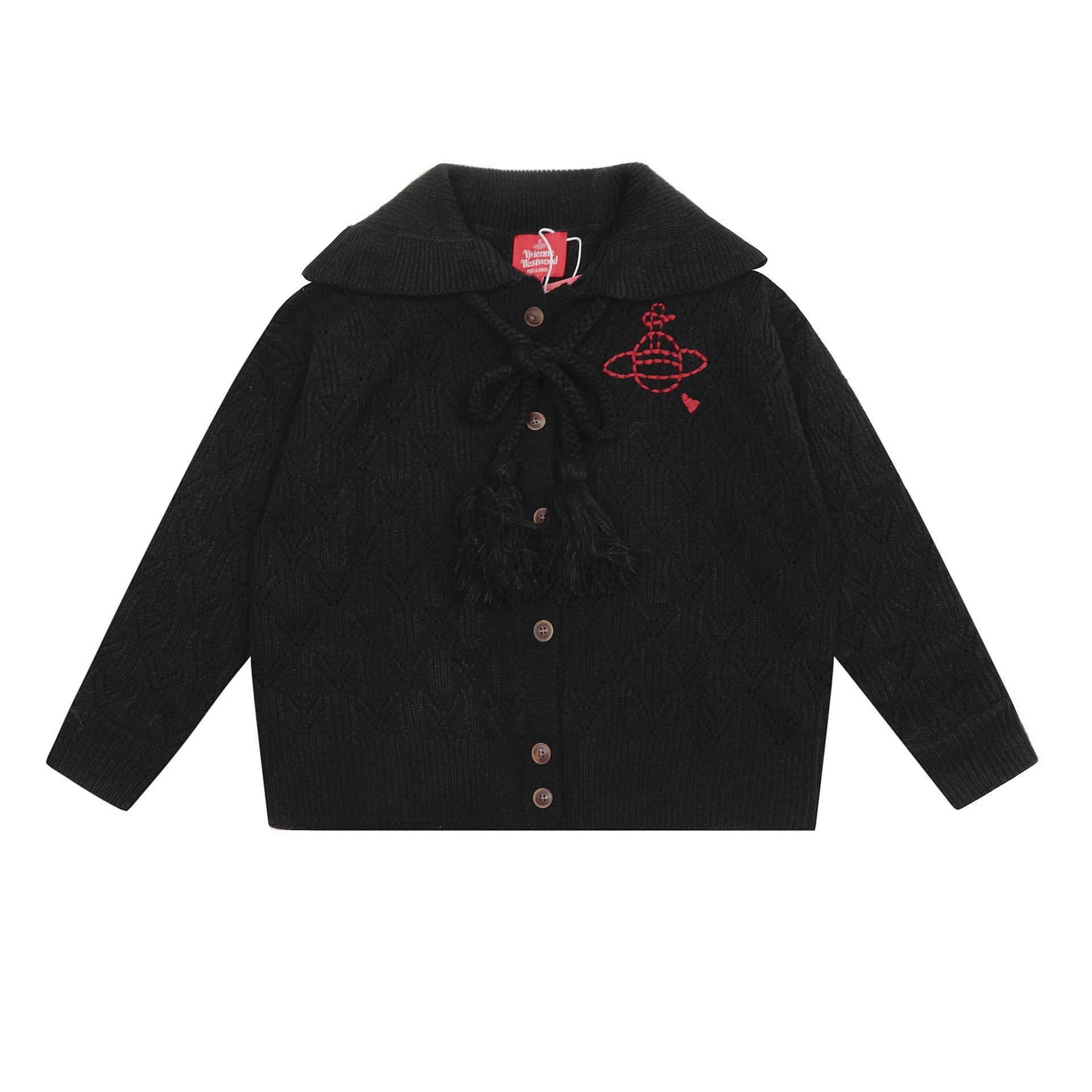 Vivienne Westwood Orb Embroidered Knit Cardigan Collection - 8