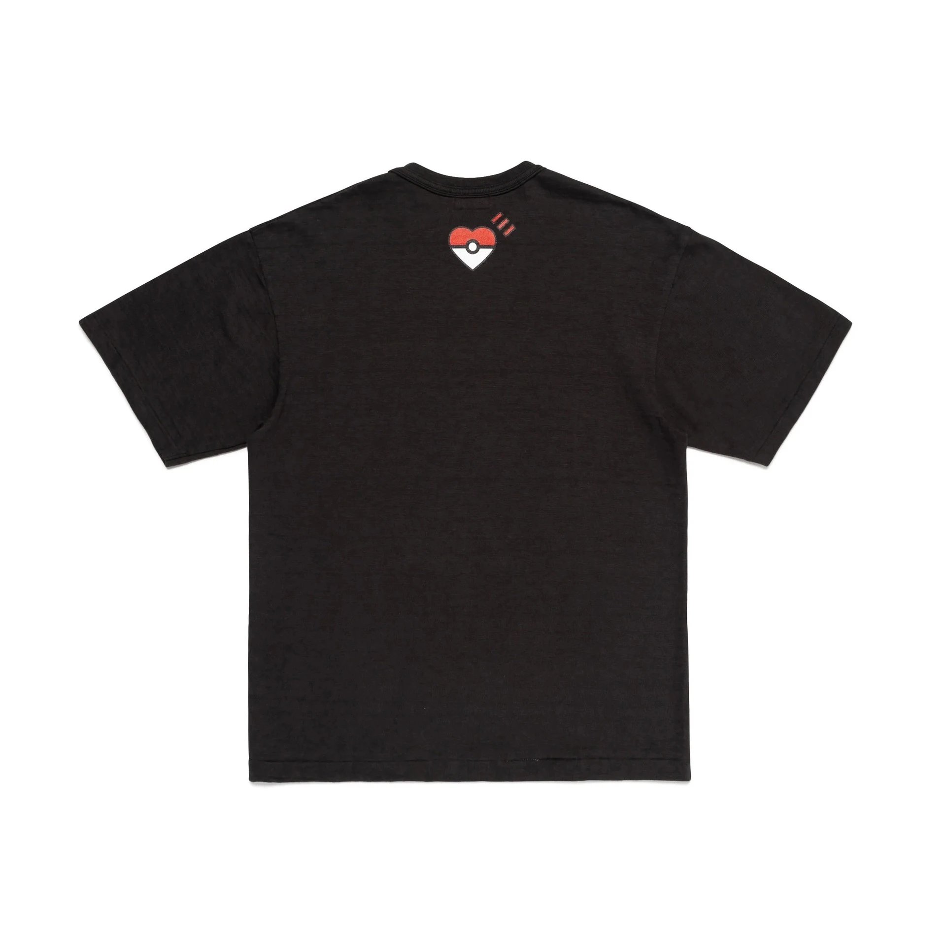 Pokémon x Pokémon Made Pikachu Heart T-Shirt Black - 5