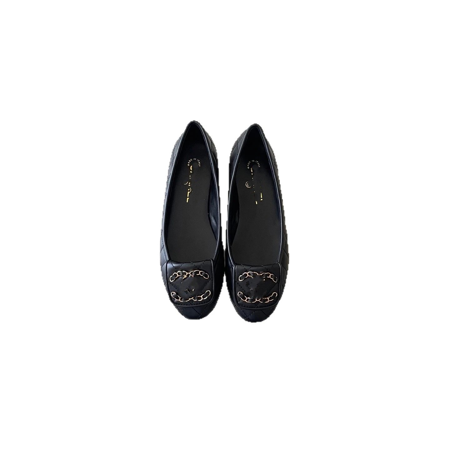 Unbranded Casual Shoes Quilted Chain-Detail Flat image 5