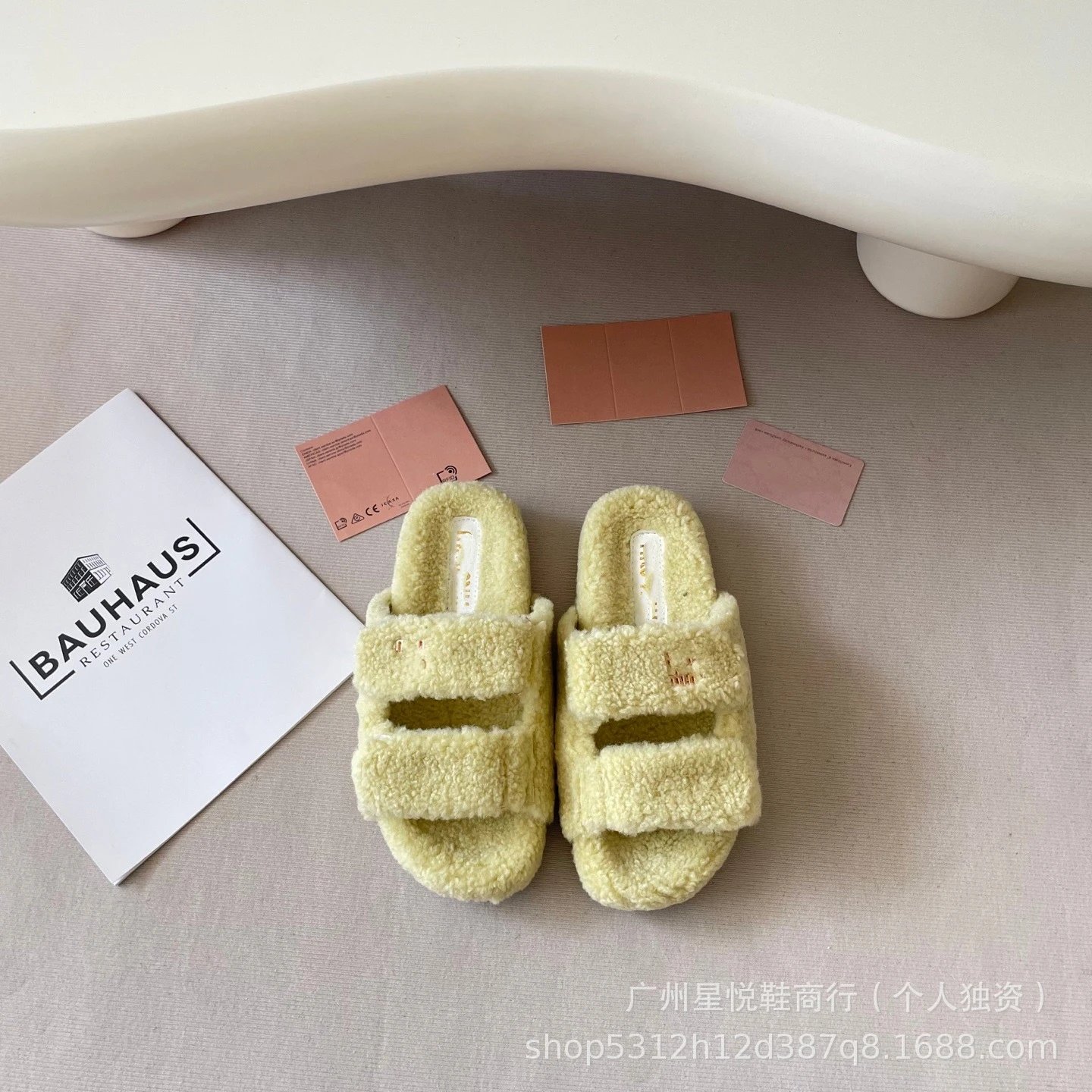 UGG Fluff Yeah Slide Black Shearling Slippers - 4
