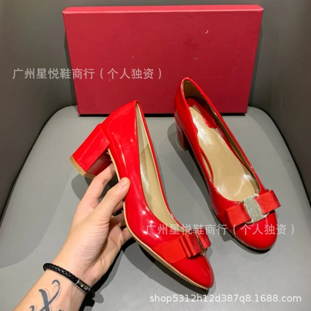 Unbranded High Heels Patent Bow Pumps product detail image 28