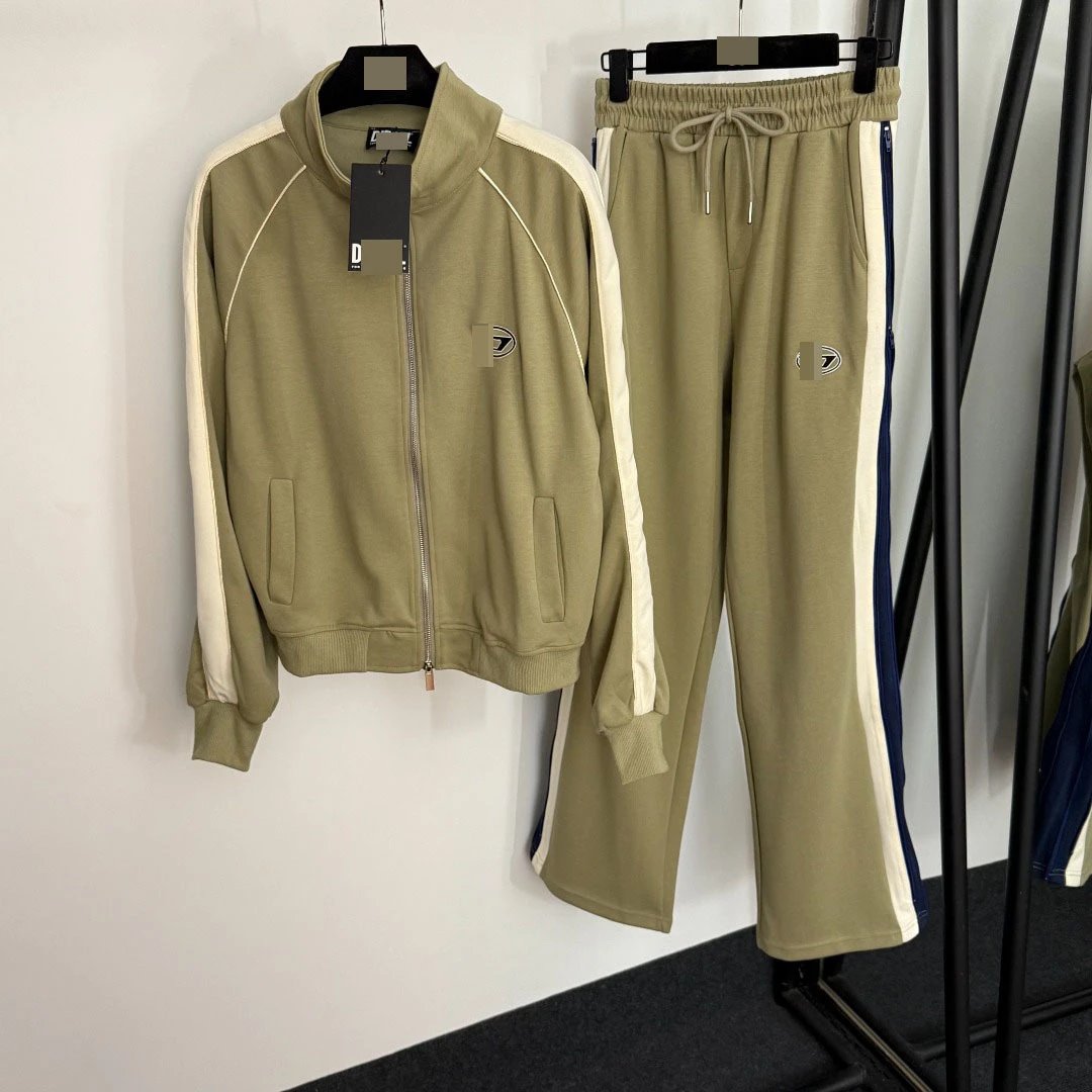 Digital Pionker Track Set Olive Beige Sweatpants - 4