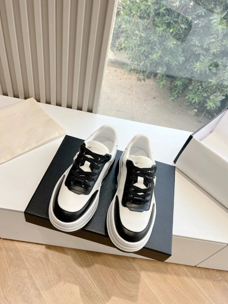 Chanel CC Logo Chunky Platform Sneakers White - 24