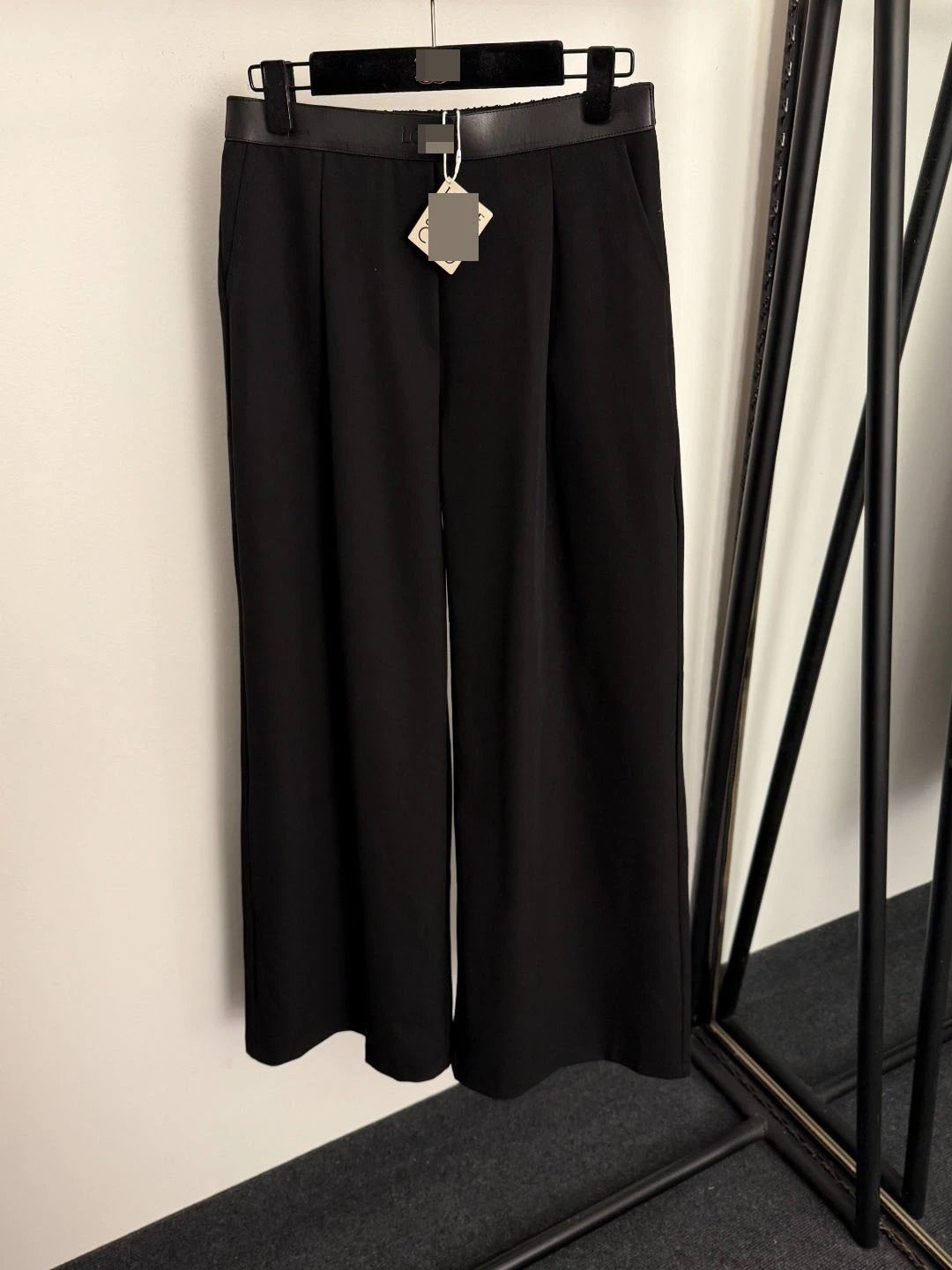 Saint Tears Wide-Leg Dress Pants Black - 4
