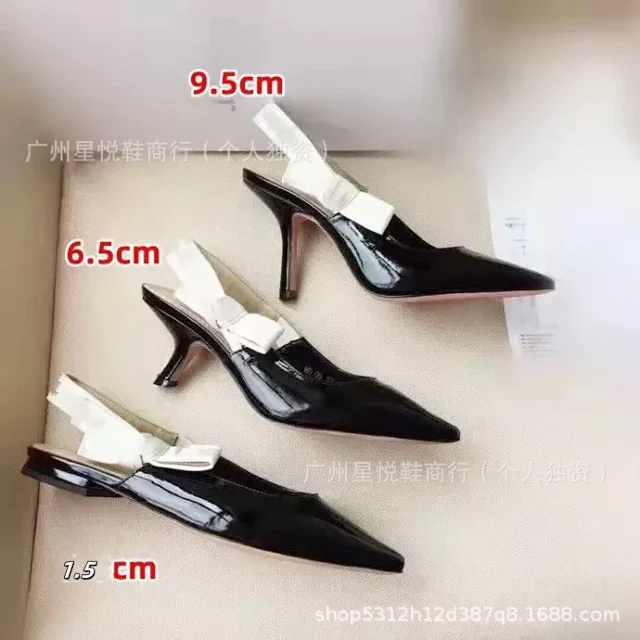 Dior High Heels J'Adior Bow Slingback Pumps product detail image 1