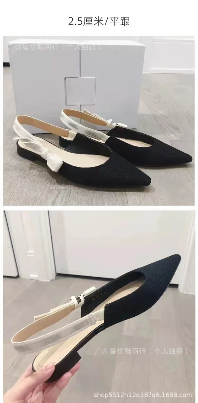 Dior High Heels J'Adior Bow Slingback Pumps product detail image 18