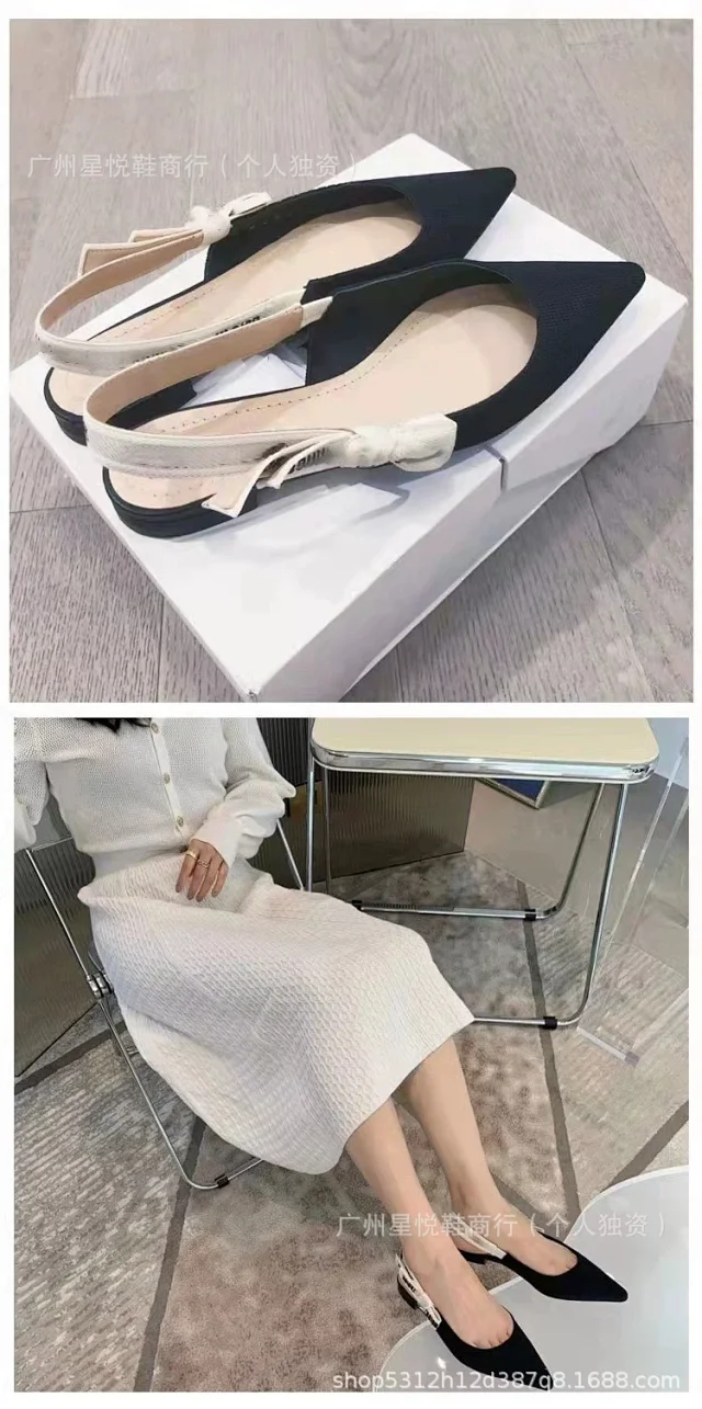Dior High Heels J'Adior Bow Slingback Pumps product detail image 19