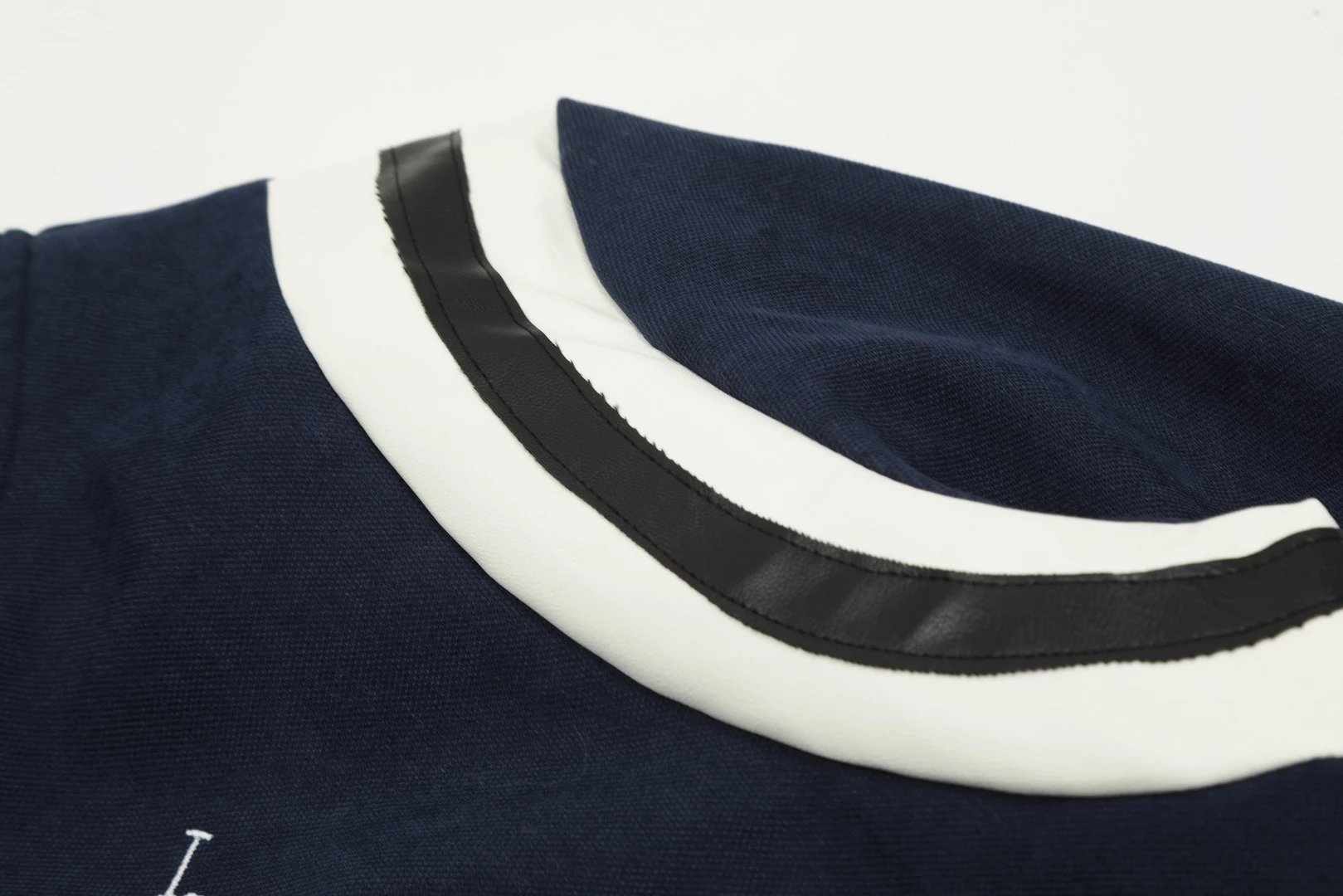 Polo Ralph Lauren Varsity Jacket Navy White Outerwear - 15