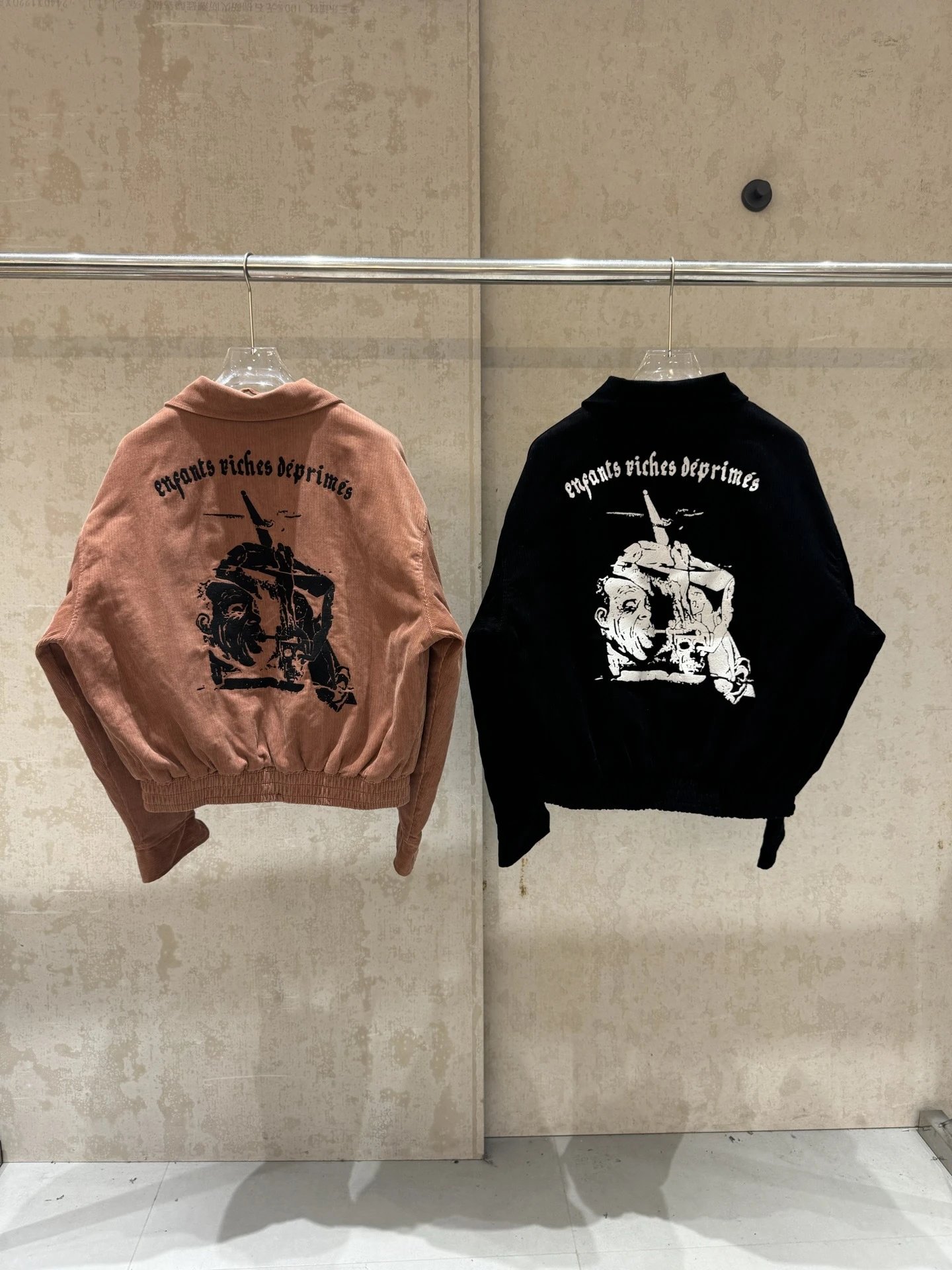 Gallery Dept E.V.D. Corduroy Bomber Jacket Dusty Rose - 5