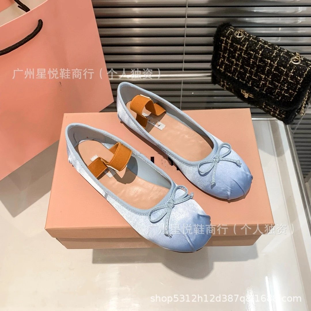 Maison Margiela Tabi Ballet Flats Pink Velvet - 15