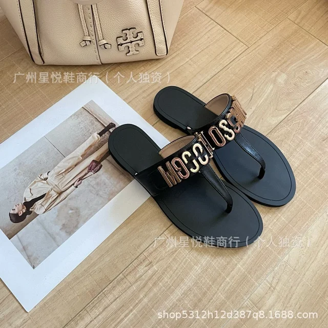 Moschino Sandals Metal Logo Thong product detail image 8
