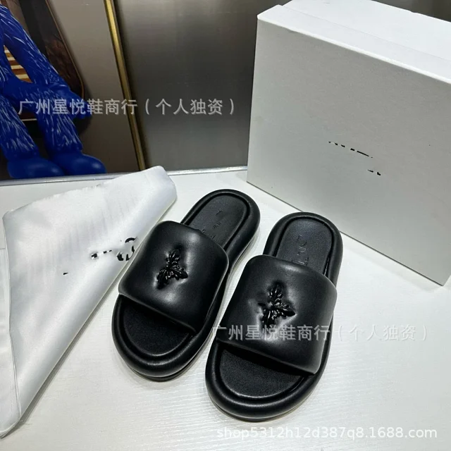 Unbranded Slippers Platform slide with metal bow ornament product detail image 18