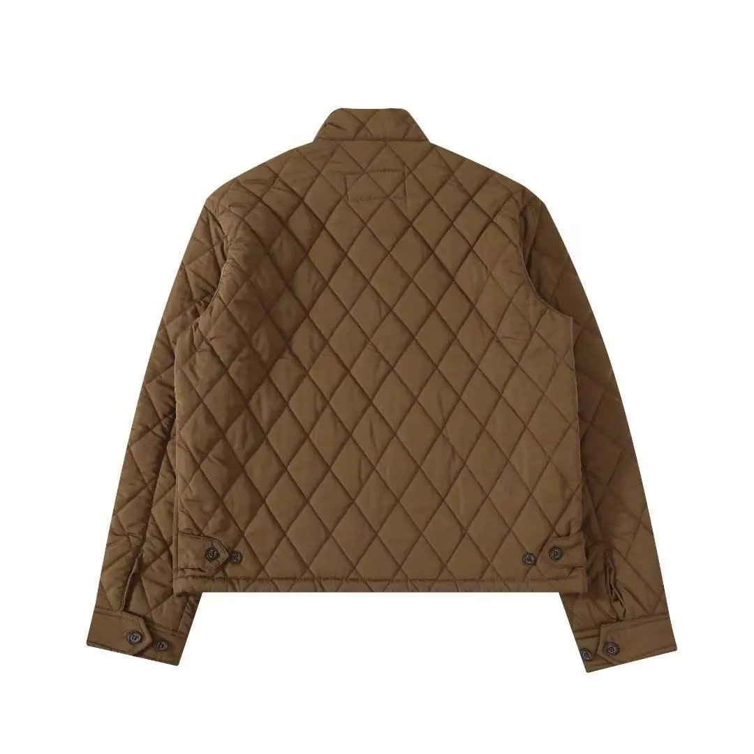 Ralph Lauren Quilted Diamond Stitch Jacket Brown Outerwear - 5