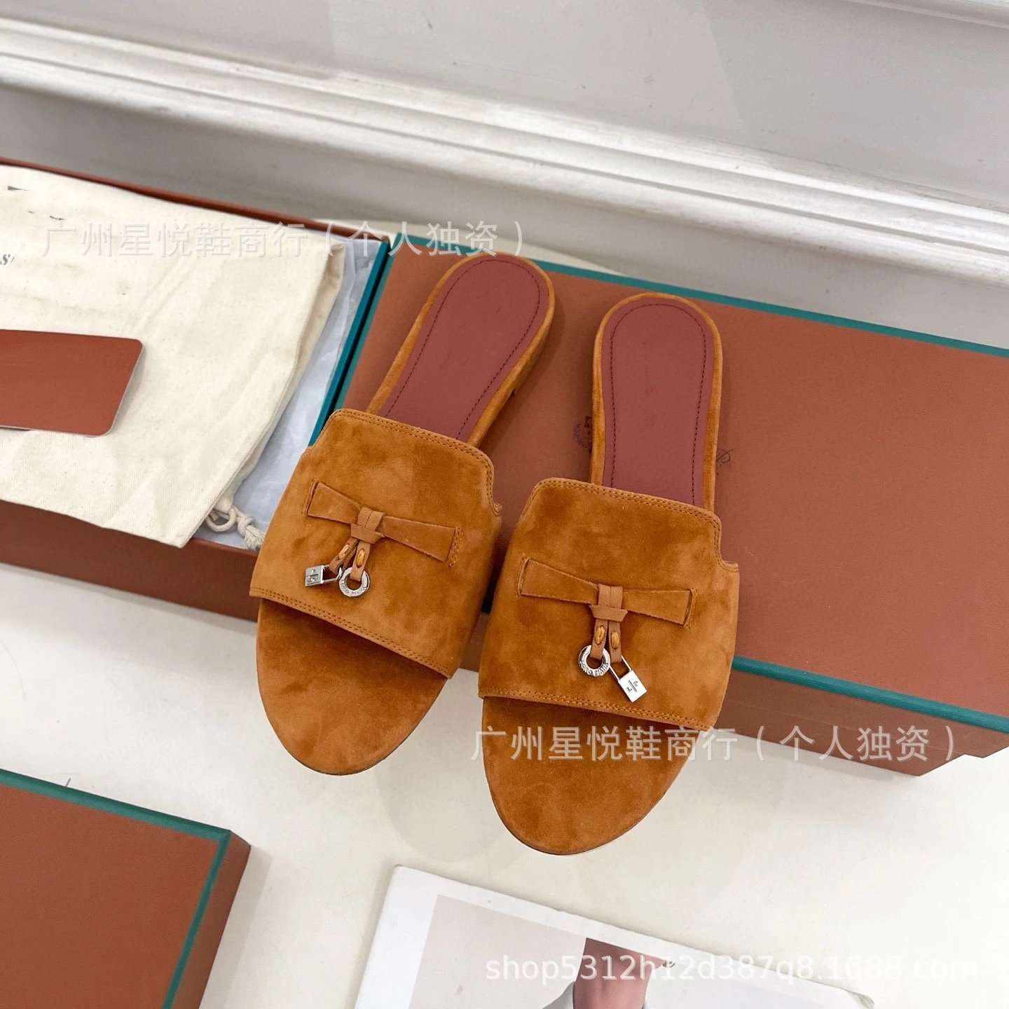 Hermès Oran Mule Yellow Suede Block Heel Sandals - 42