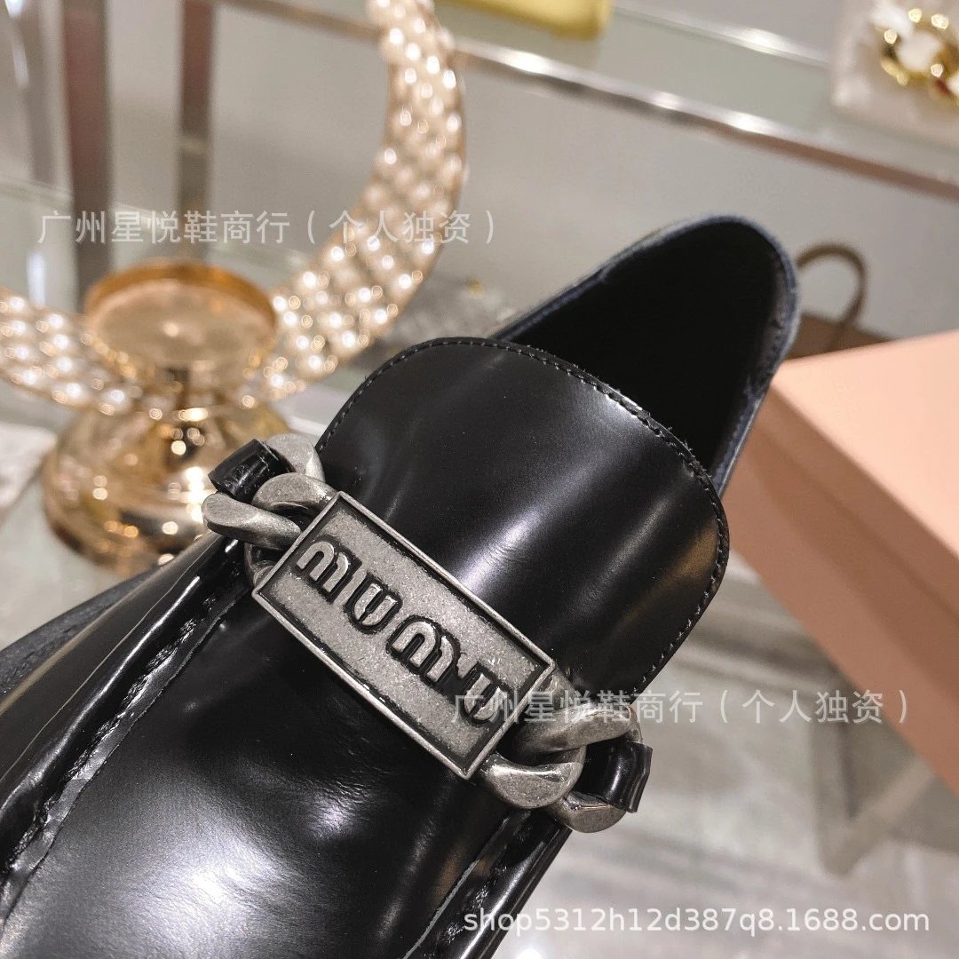 Black Patent Leather Mary Jane Platform Shoes - 6
