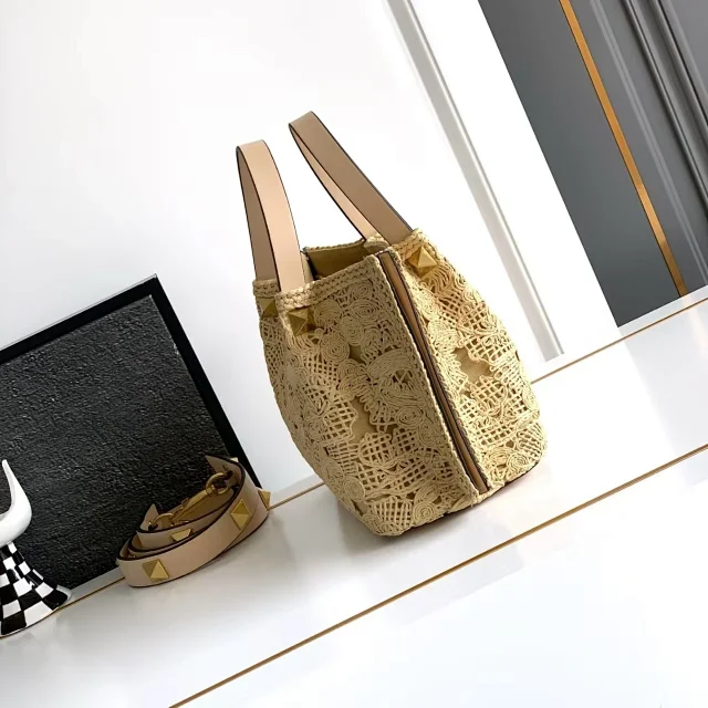 Unbranded Handbags Embroidered Woven Tote Bag product detail image 5