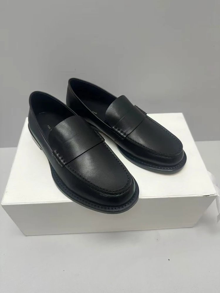 Saint Tears Loafer Black Leather Loafers - 10