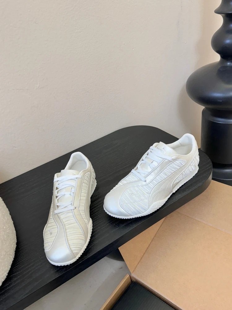 Puma RS-X3 White Textured Sneakers - 5