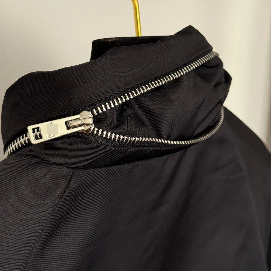 Prada Re-Nylon Windbreaker Black Jacket - 7