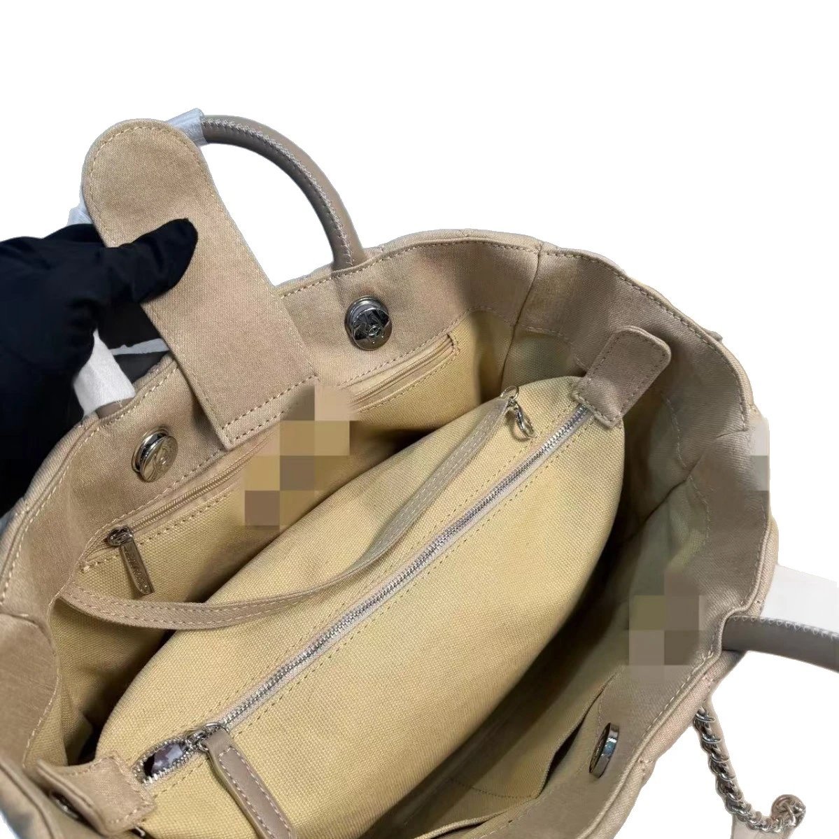 Unbranded Handbags Z709 Quilted Chain-Strap Tote image 5