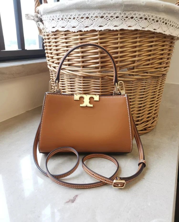 Tory Burch Lee Radziwill Mini Top Handle Bag Mint Green Handbag - 10