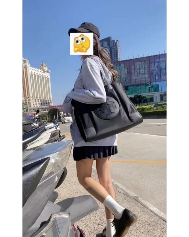 Tory Burch Handbags Nylon tote with Double T logo product detail image 7